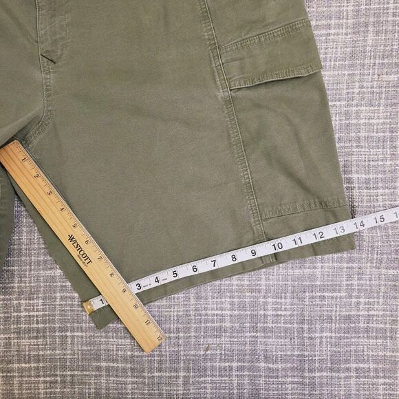 Tommy Bahama Cargo Shorts 9.5 Inseam Men’s 44 Khaki Green Cotton Blend - Picture 4 of 8